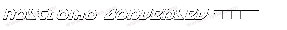 Nostromo Condensed字体转换